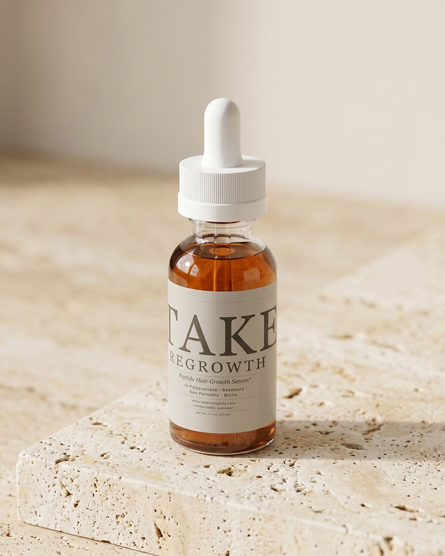 TAKE Regrowth five-peptide hair growth serum for GLP-1 hair loss and telogen effluvium caused by Ozempic and Wegovy