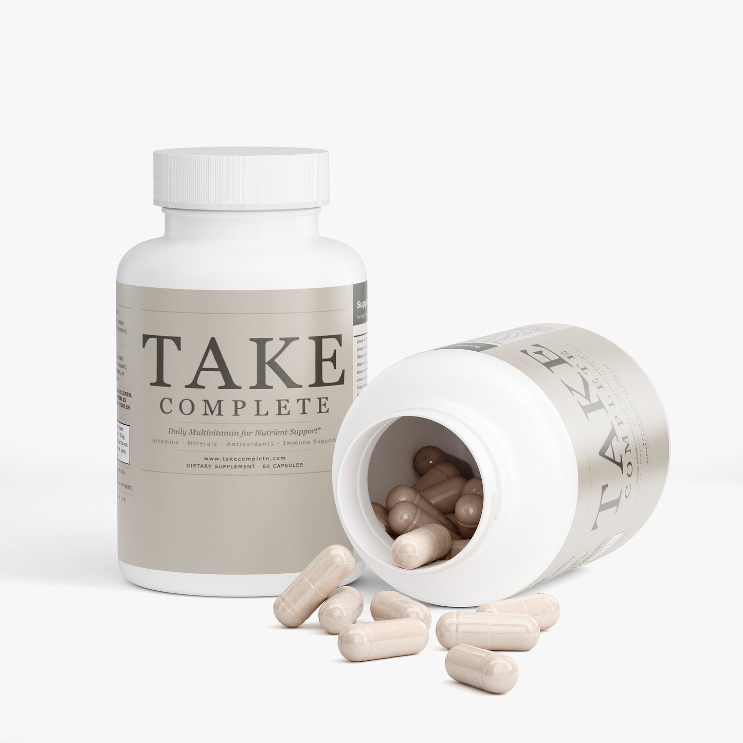 TAKE Complete multivitamin label, panel 3 of 5